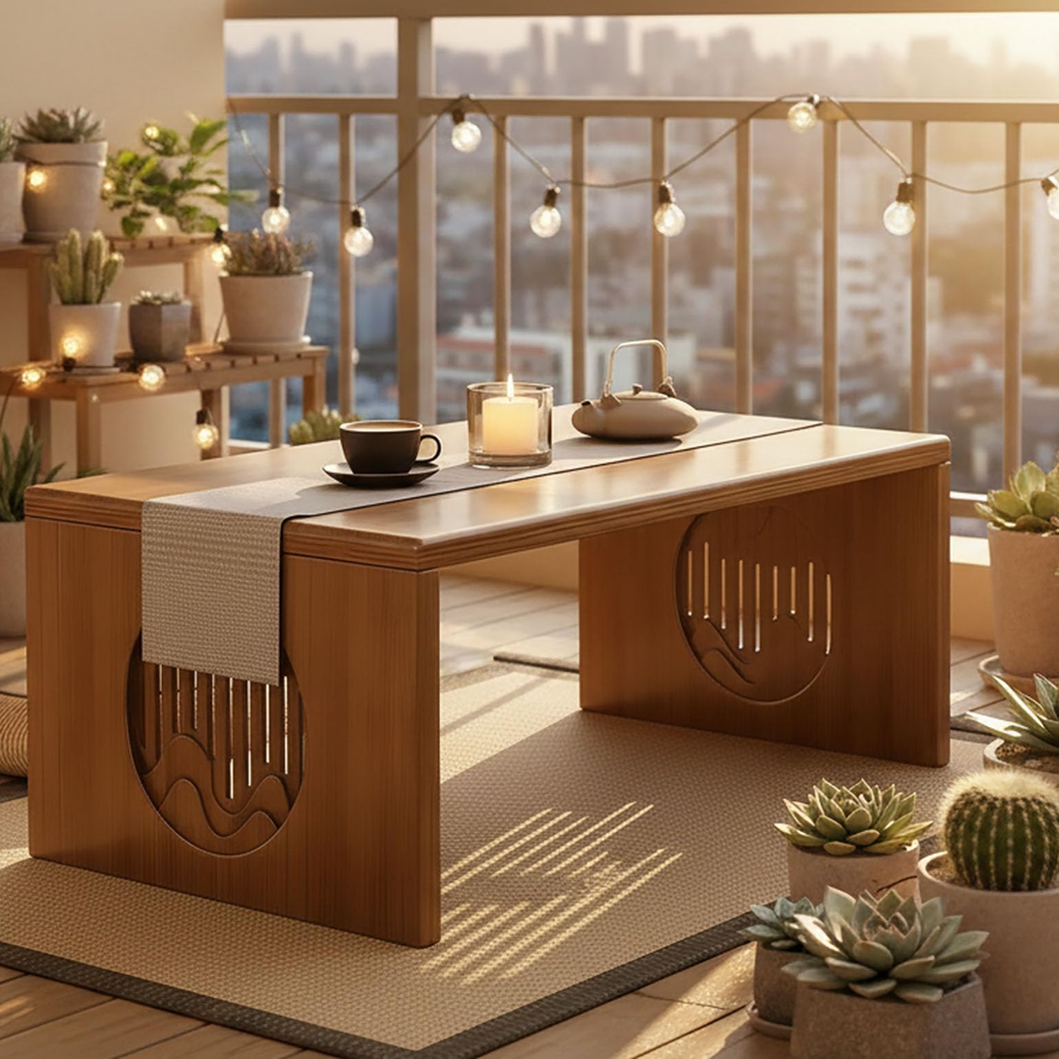 Amazon.com: YHGSYXL Japanese Floor Table Bamboo Japanese Folding