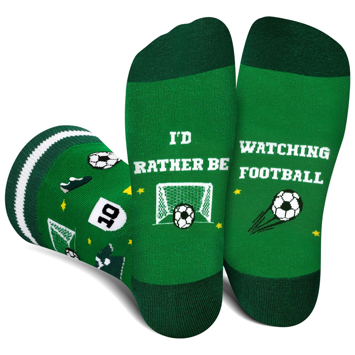 AGRIMONY Lustige Socken Herren - I'D RATHER BE Bunte Socken Männer Jungen Witzige Geschenke Weihnachten Ostern Geschenkideen