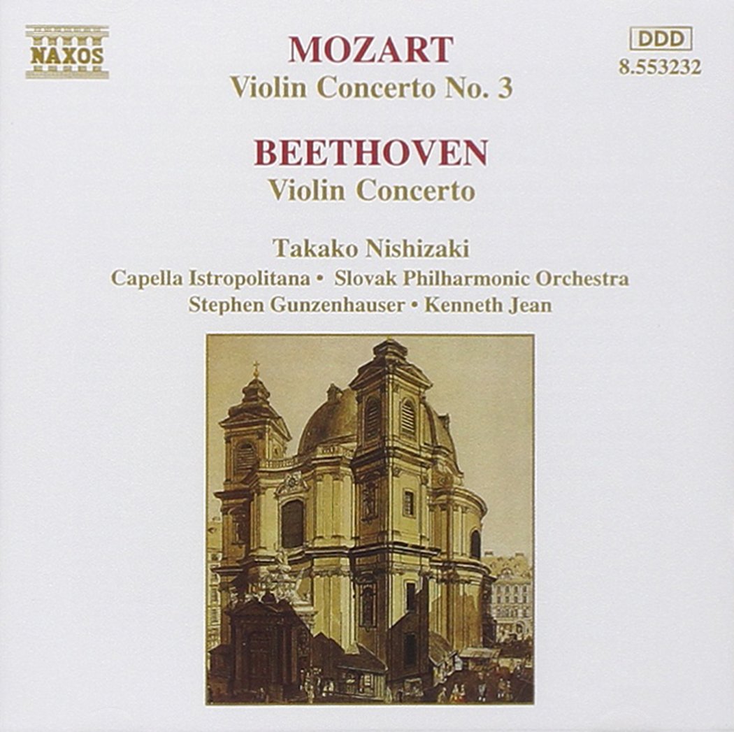 MOZART: Violin Concerto No. 3 / BEETHOVEN: Violin Concerto in D Major