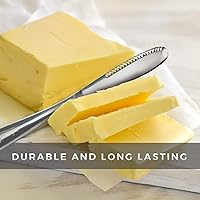 Vista 7 de Simple preading Esparcidor de mantequilla de acero inoxidable, cuchillo de mantequilla, utensilios de cocina 3 en 1 (2 juegos)