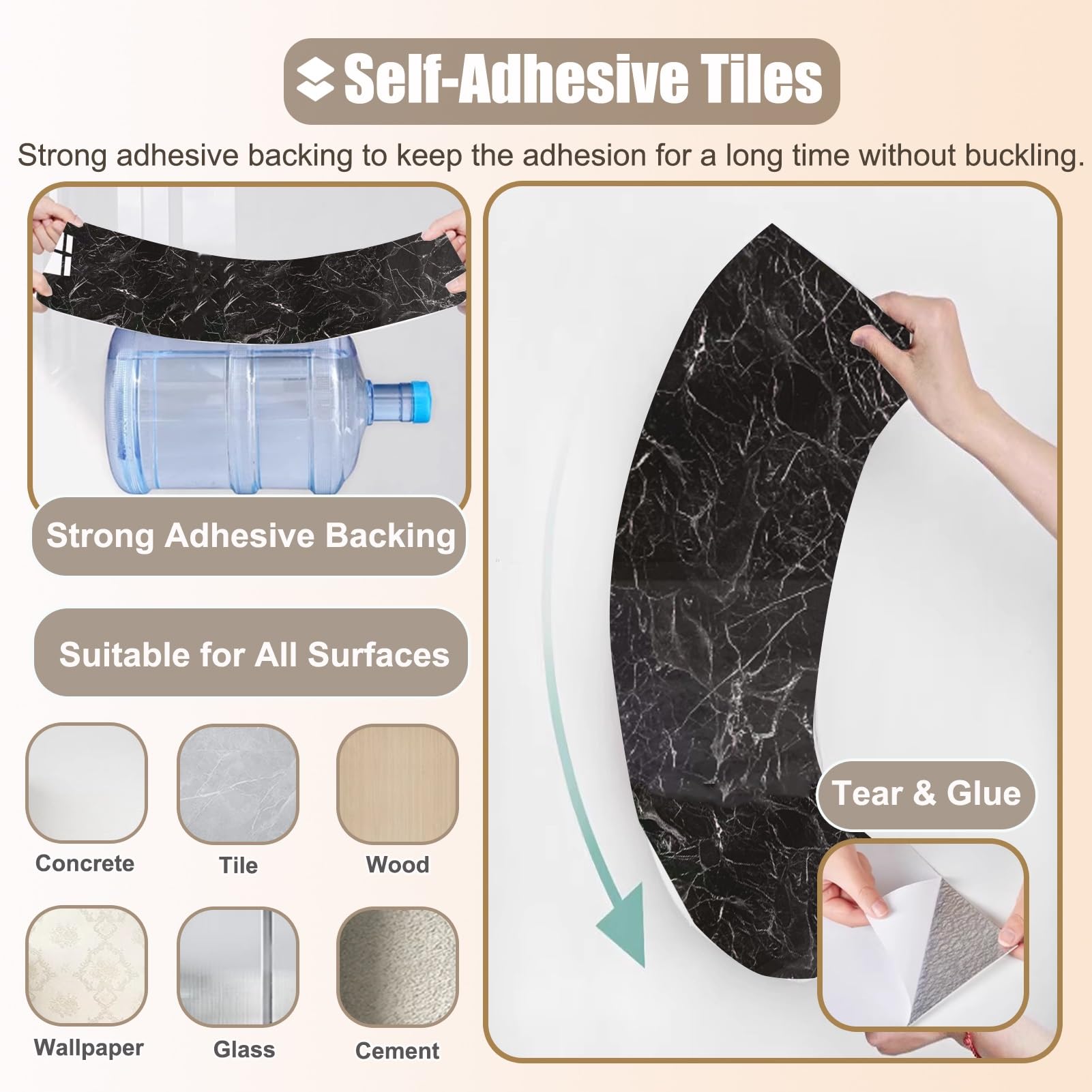 Azulejos de Techo Techo Negro con Paneles Texturizados para Baño, Falso Techo de Sótano, Paneles para Paneles de Pared con Efecto Palomitas de Maíz, Papel Tapiz Decorativo para Techo(10pack)