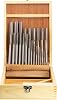 25 pc Straight Flute Chucking Reamer Set, Metric Sizes, M2 High-Speed Steel