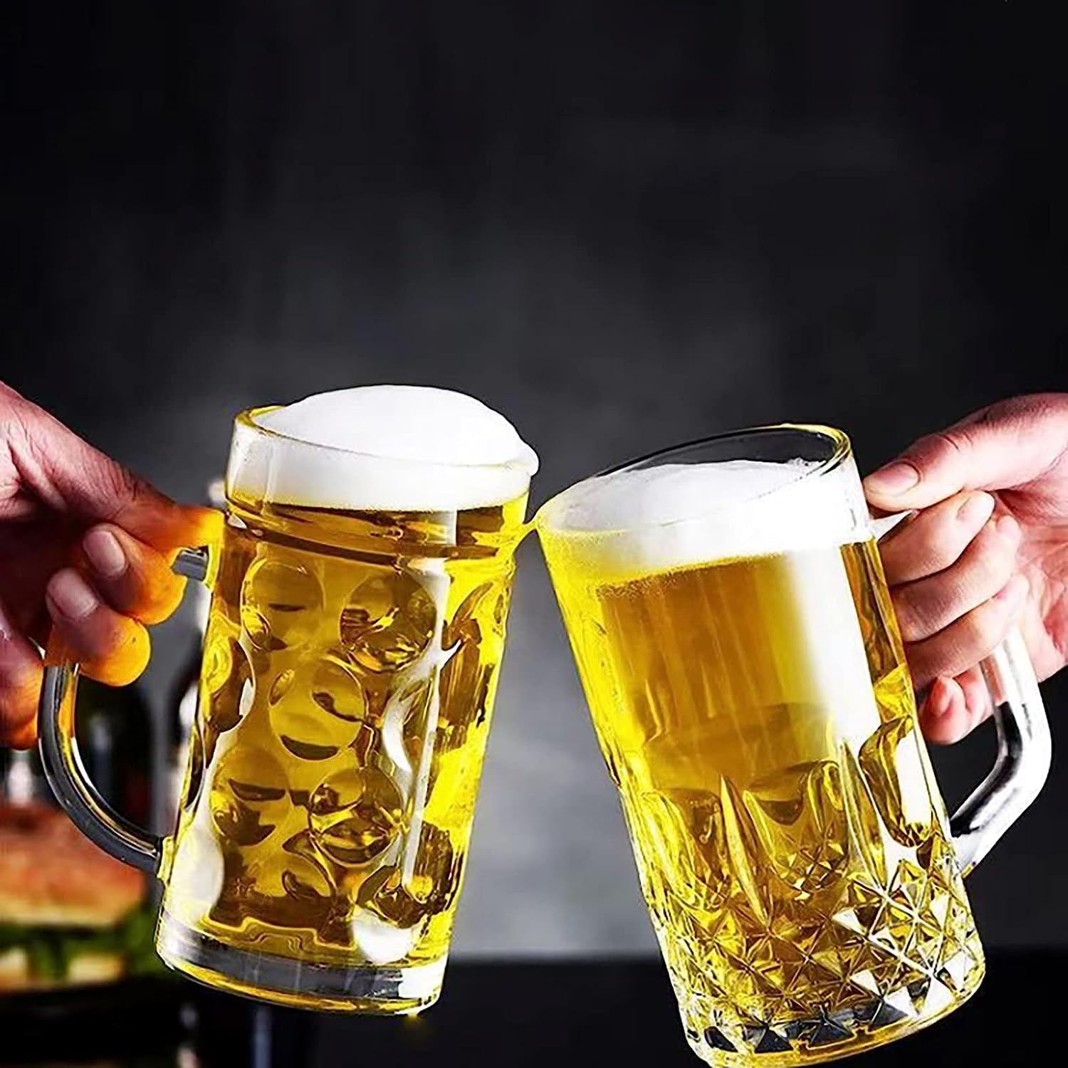 Amazon.co.jp: ビールグラス 割れない ビールジョッキ 1000ML 1L お酒
