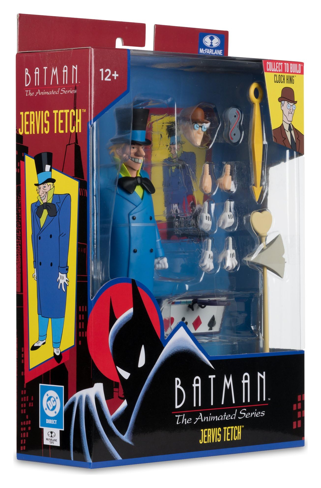 Batman: The Animated Series DC Direct Build-A figurka Action Wave 7 Jervis Tetch (Mad Hatter) 15 cm