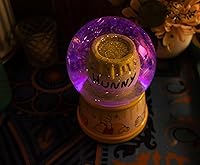 Vista 7 de Disney Winnie the Pooh Hunny Pot - Globo de nieve iluminado para adultos con pieza de exhibición de purpurina giratoria, 6 pulgadas de alto