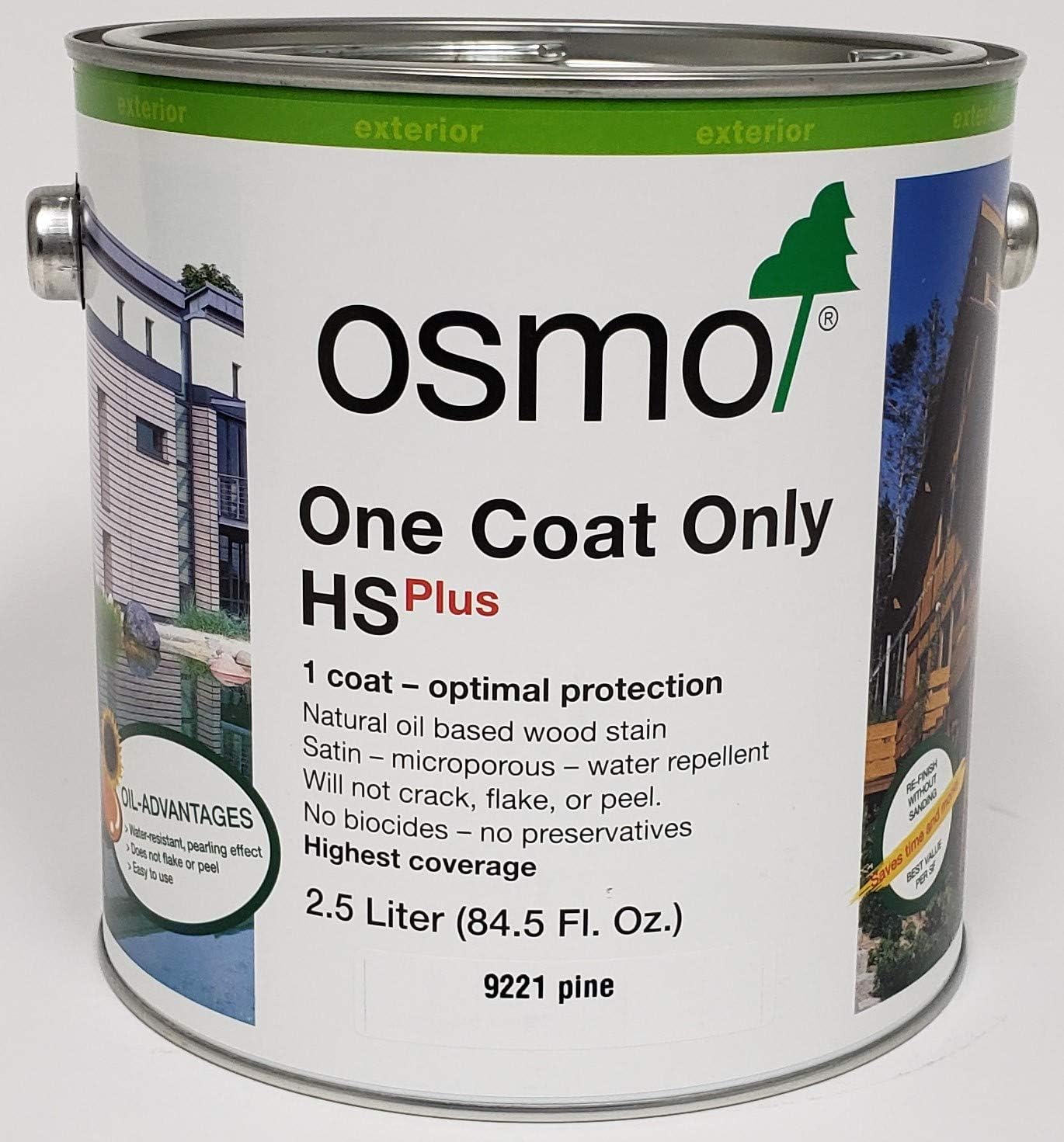 Osmo - One Coat Only HS Plus - 9221 Pine - 2.5 Liter