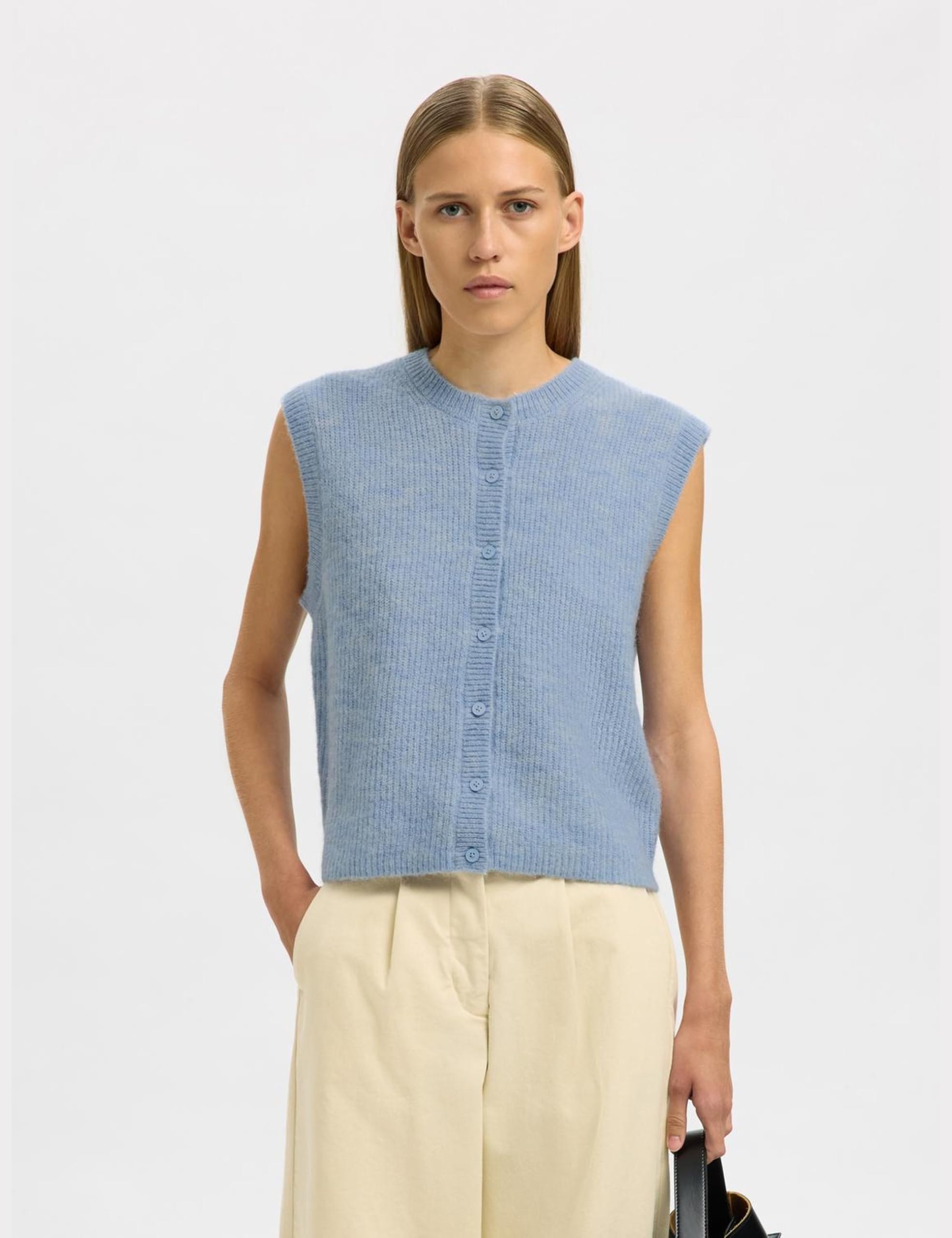 SELECTED FEMME female Weste Wollgemisch