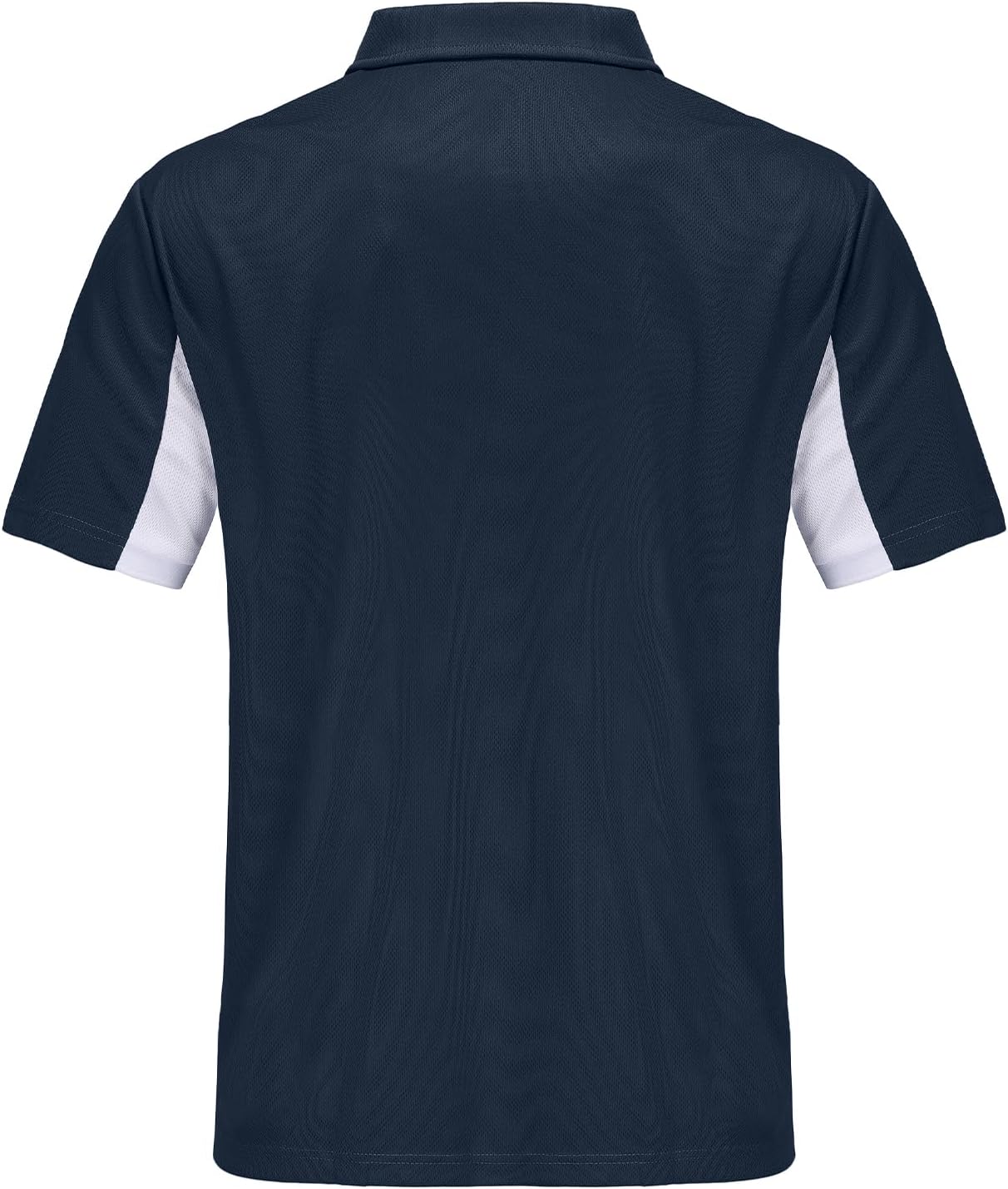 Corna Men's Golf Polo Shirts L-5XL, UPF 50+ Moisture Wicking Casual Performance Dry Fit Shirts - Image 2