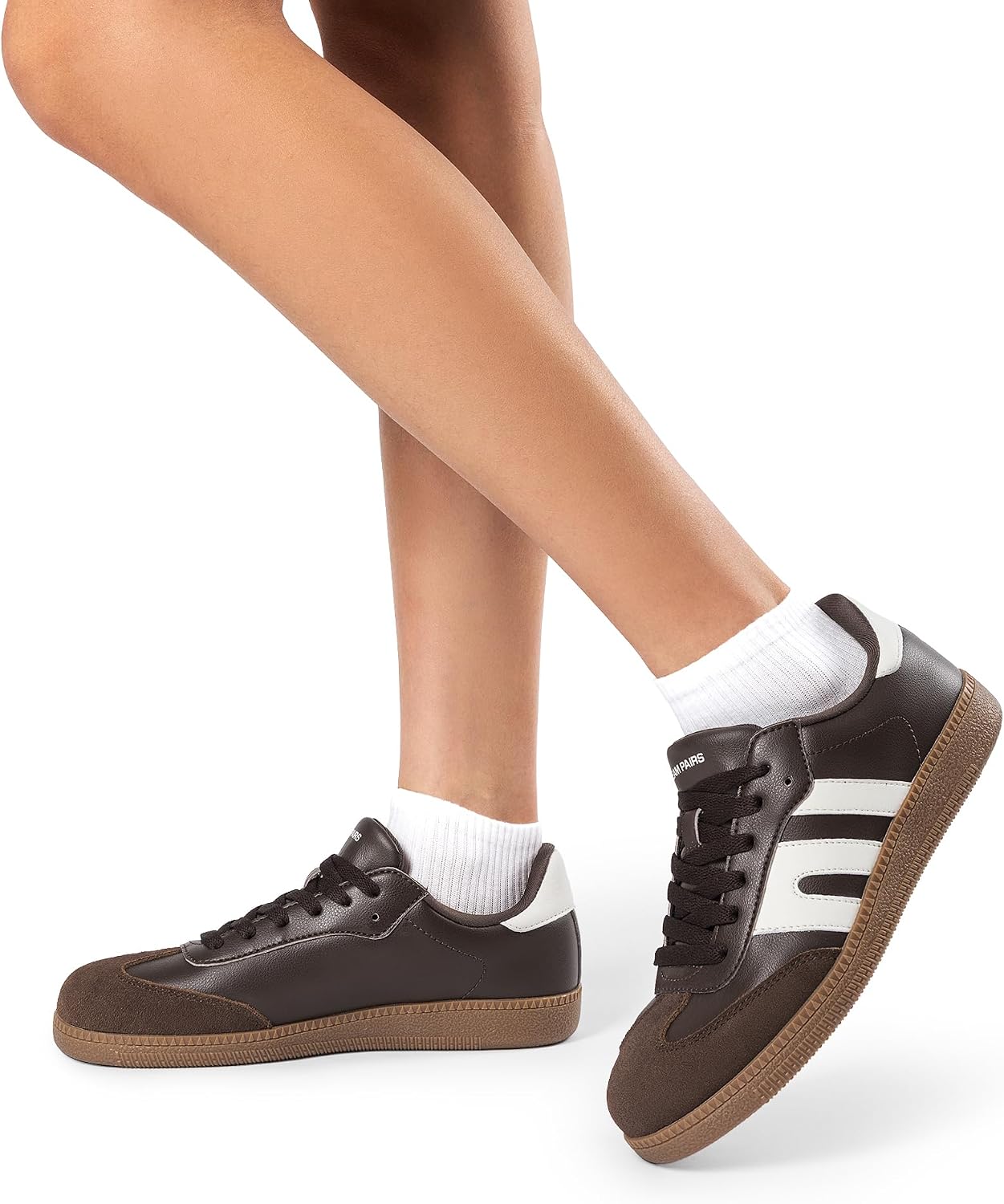 DREAM PAIRS Women's Tennis Sneakers Walking Flat Low-Top Casual Lace-Up Comfortable Nia Fashion Sneakers Shoes