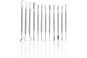 CYNAMED Stainless Steel Wax Carver Set: Precision Tools for Detail Sculpting