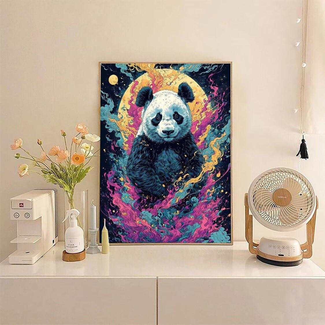 Malen nach Zahlen Kinder ab 7 8 9 10 Jahre, Panda Malen nach Zahlen Erwachsene Jugendliche Malen-Nach-Zahlen Kinder Teenager Kreatives für Mädchen Geschenkideen Malen nach Zahlen 100x130 cm z-872