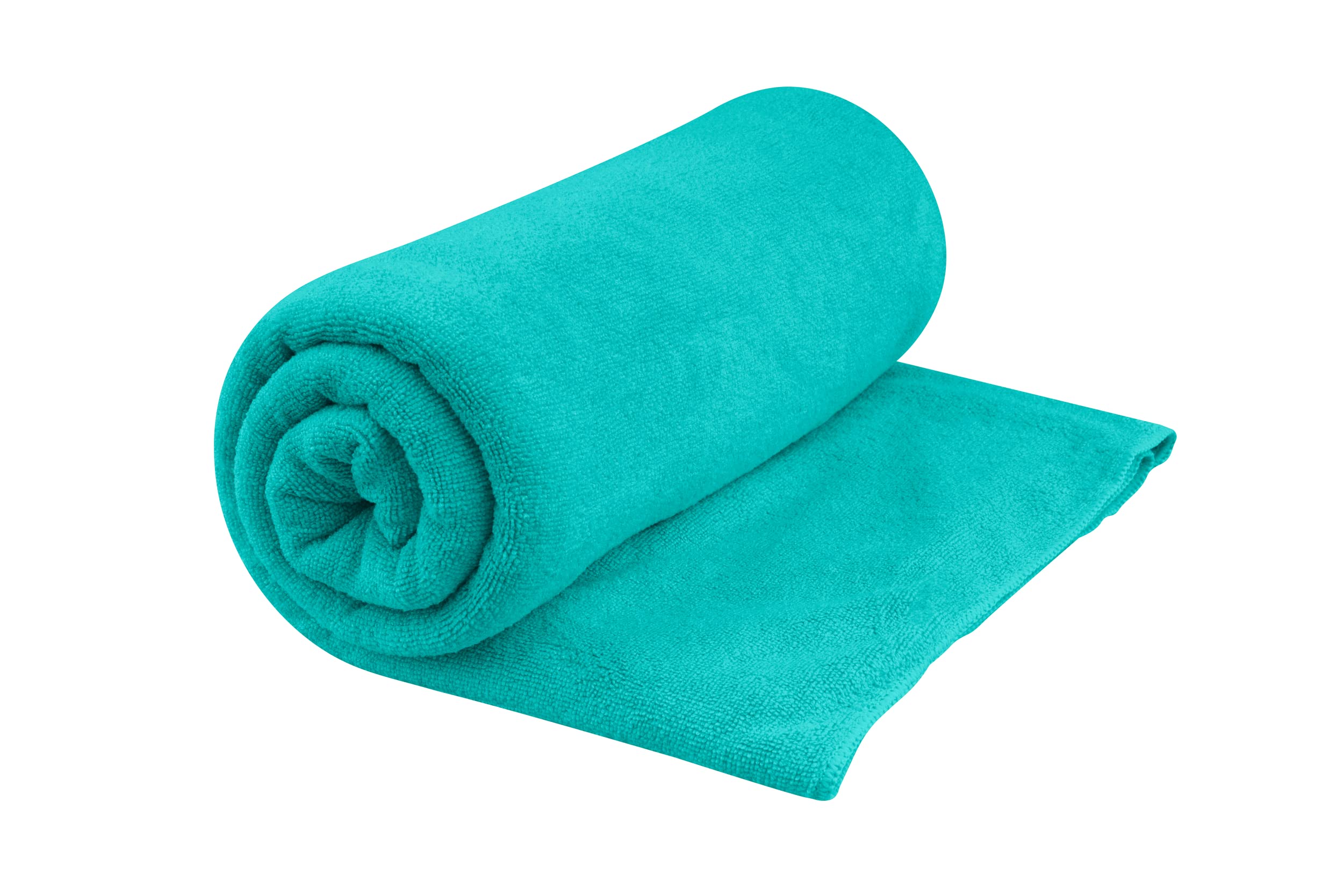 SEA TO SUMMIT - Tek Microfibre Towel L - Bath Towel - Soft Terrycloth Feel - Super Absorbent & Quick Dry - Hang Loop & Case - For Camping, Boating & Gym - 60 x 120 cm - Baltic Blue - 285g
