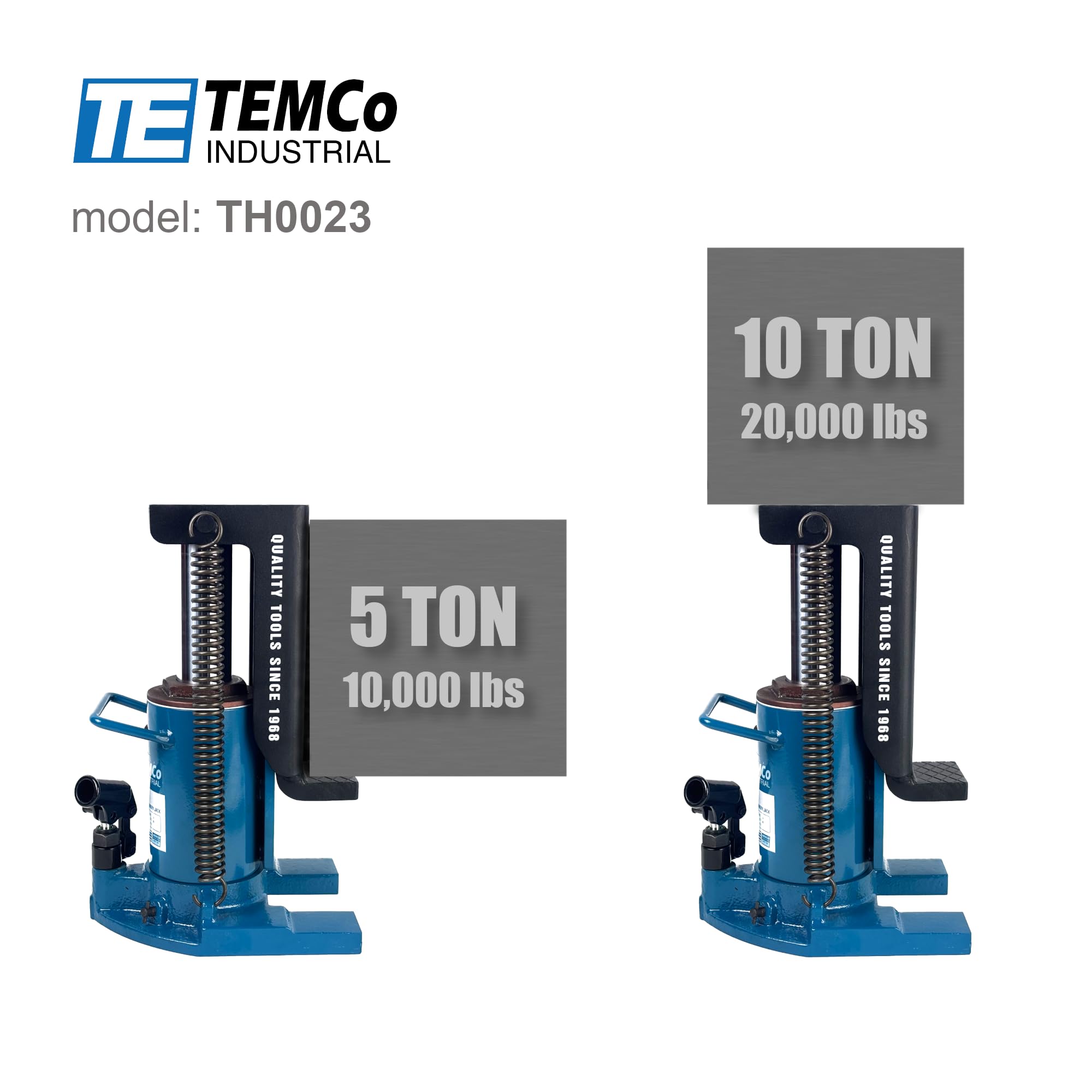 TEMCo Zbiornik hydrauliczny/podnośnik maszynowy (5-10 ton) udźwig TH0023