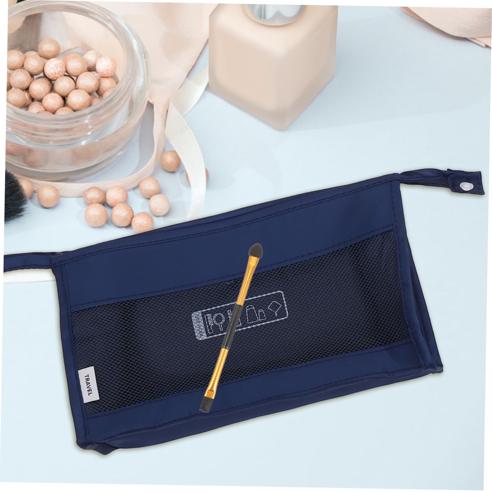 Set Organizer da Viaggio per Bagagli in Poliestere Blu