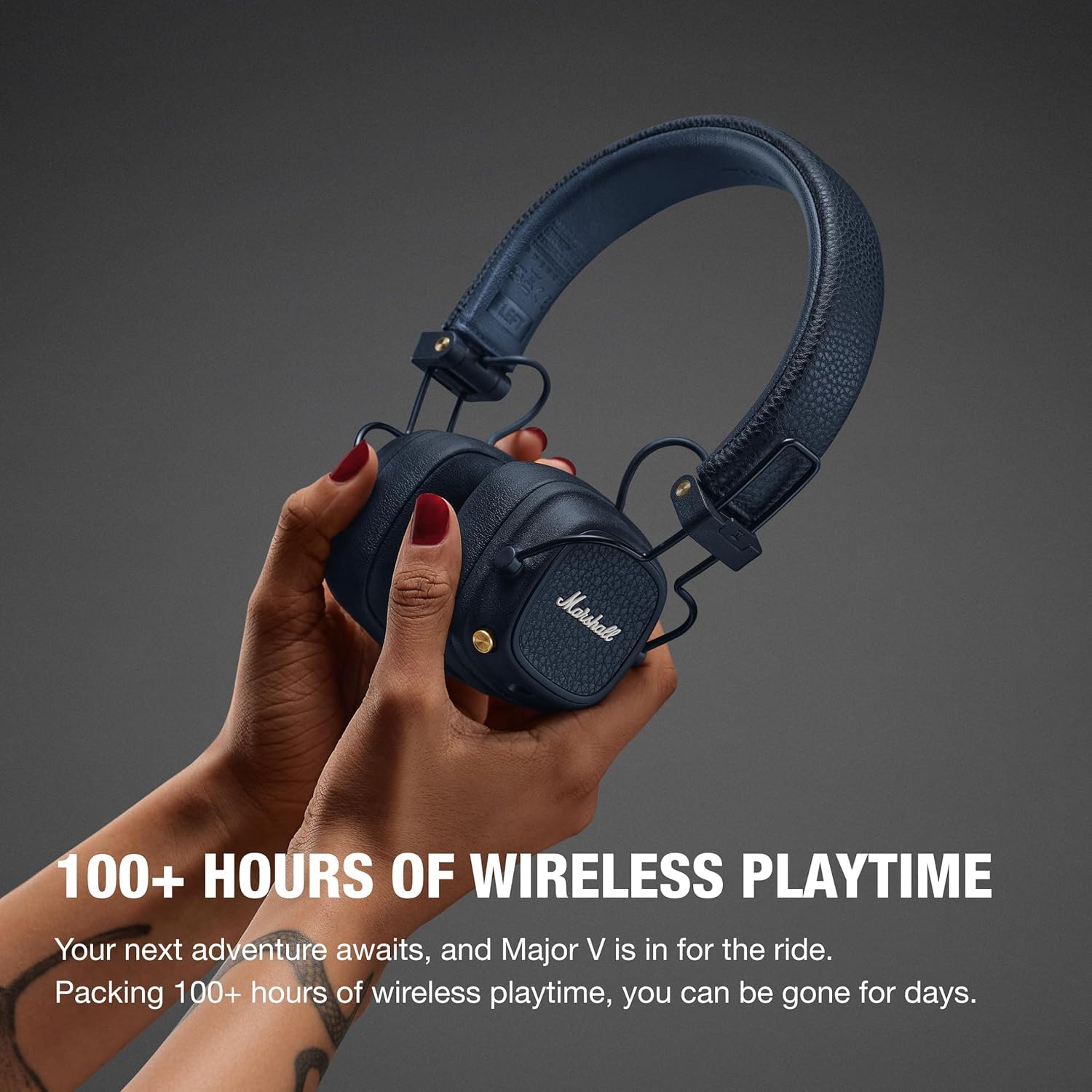 Amazon.com: Marshall Major V Wireless On-Ear Bluetooth Headphones