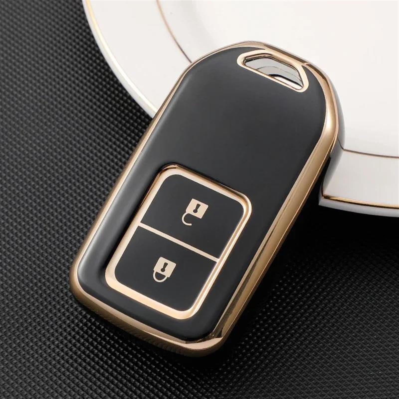 Funda para llave de coche Civic HR-V Jazz carcasa protectora 2 botones Shuttle 3