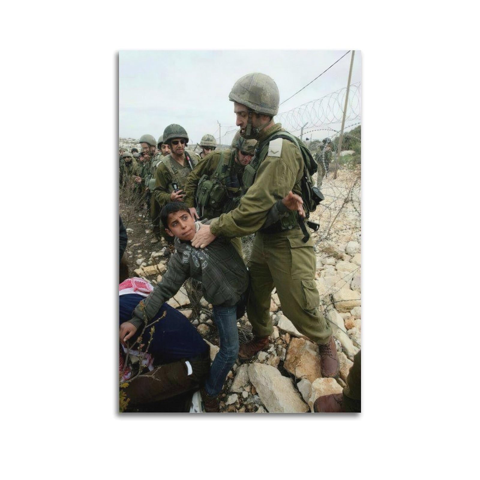 XKUGA World Peace Anti-War Freedom Palestine Gaza Poster Modern Decorative Canvas Prints - Ideal Wall Art for Family, Man Cave, Game Room, Boys & Girls Bedroom 24x36inch(60x90cm)