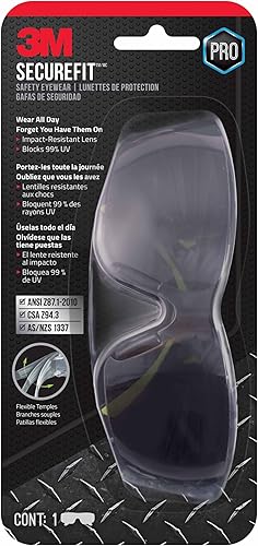 Miniatura 6 de 3M SF400G-WV-6secure-fit 400Gafas de protección, no se empañan, Gris