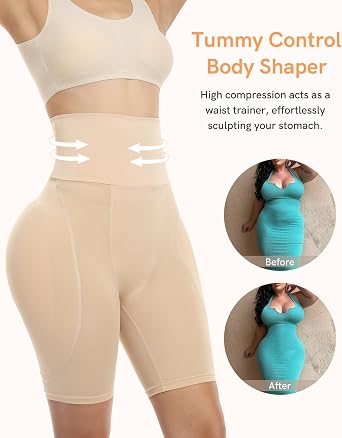 Hip Pads Shapewear Tummy Control Padded Underwear For Women Butt Lifting Panties Curvy Faja Body Shaper Bbl Shorts