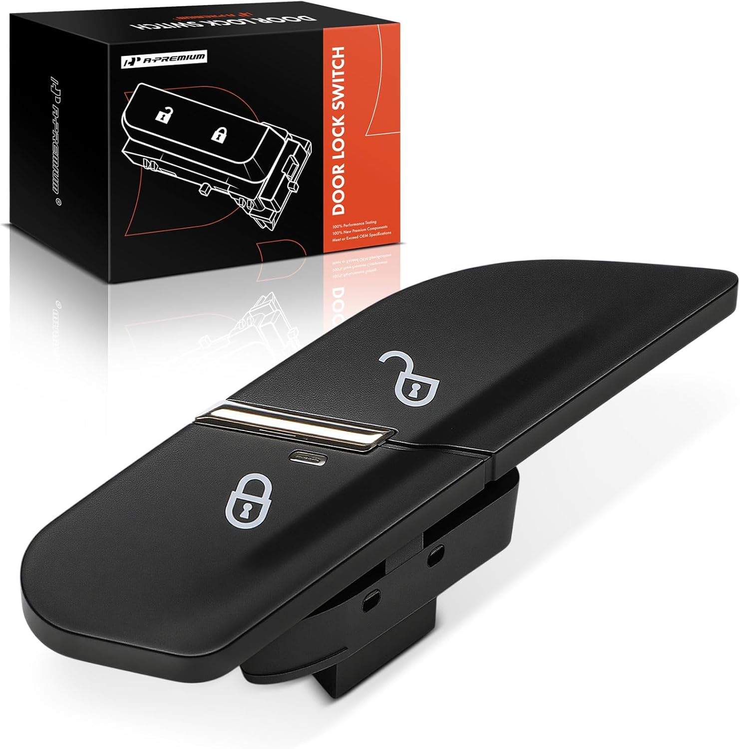 A-Premium Front Left Driver Power Door Lock Switch Compatible with Porsche Macan 2015-2024