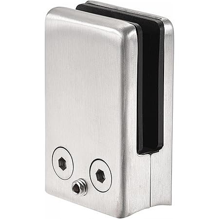 Glass Clamp - Stainless Steel 304 Flat Back Square 1/4 "-3 - View #10