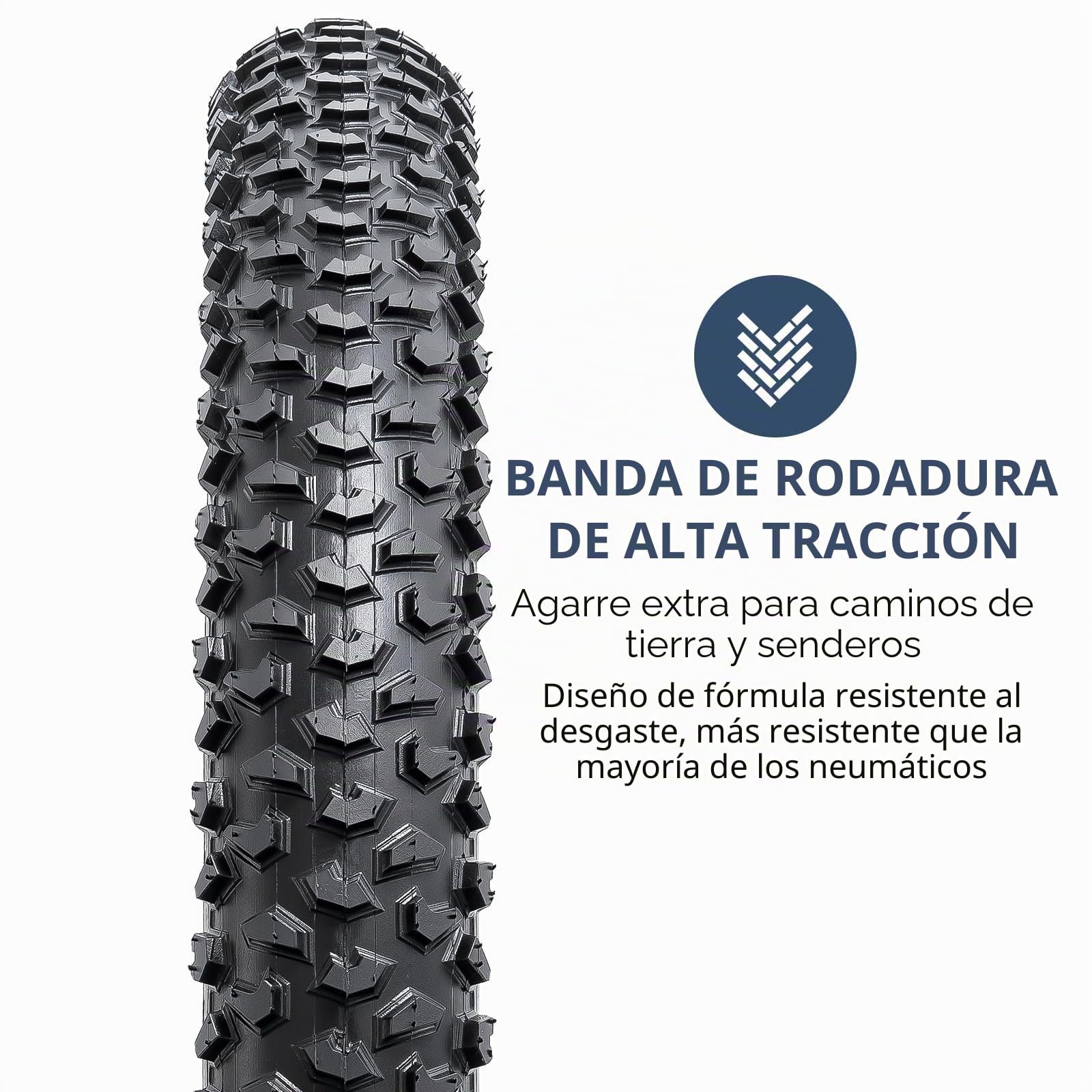 YunSCM 2Pcs Plegable 24 Pulgada Neumáticos 24x2.125 ETRTO 57-507 más 2PCS 24 Pulgada Cámara de Aire AV32mm Valve Compatible Bike 24x2.0 24x2.10 24x2.125 24x2.25 Neumáticos and Cámara de Aire