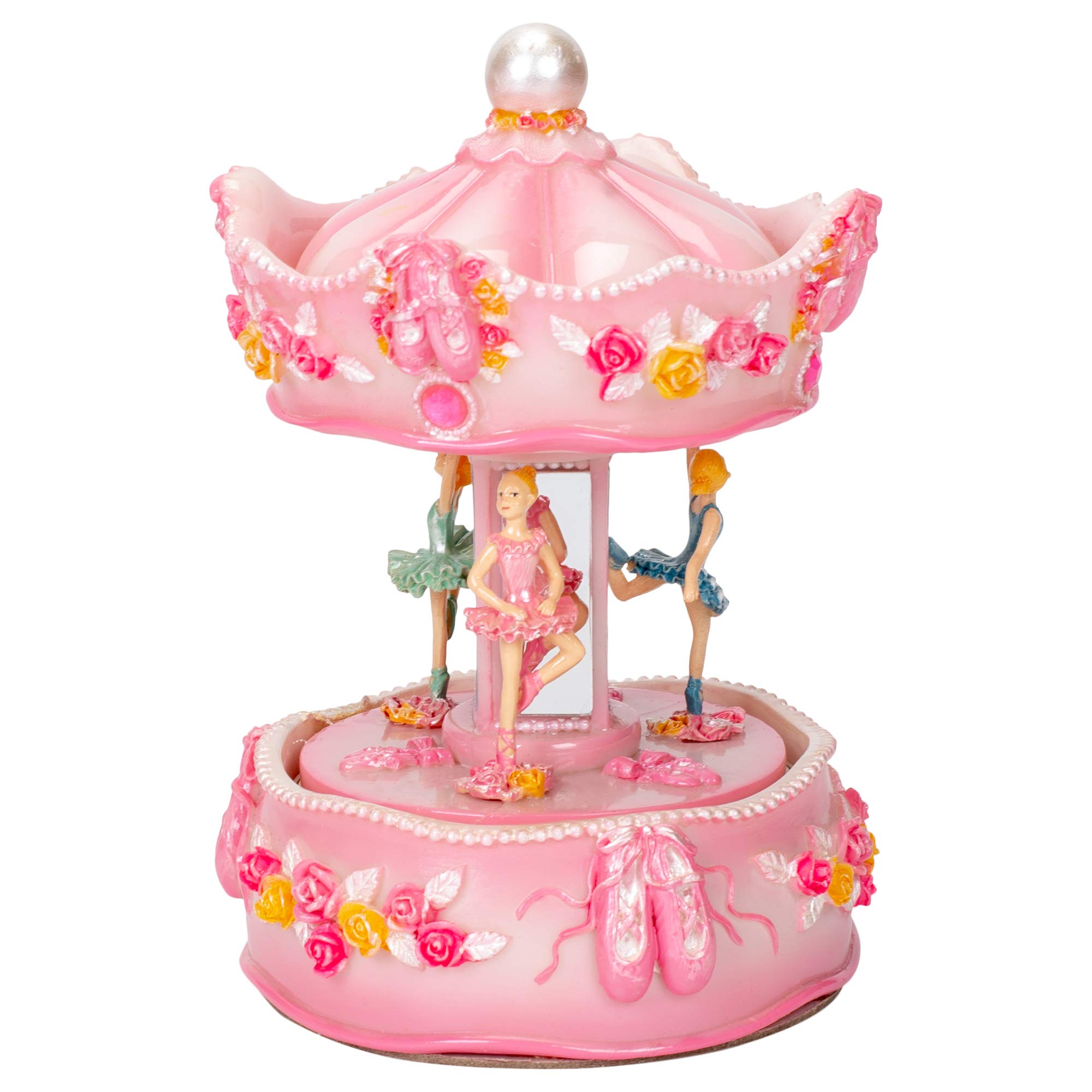 Buy Elanze Designs Dancing Ballerina Trio Musical Carousel 6 inch