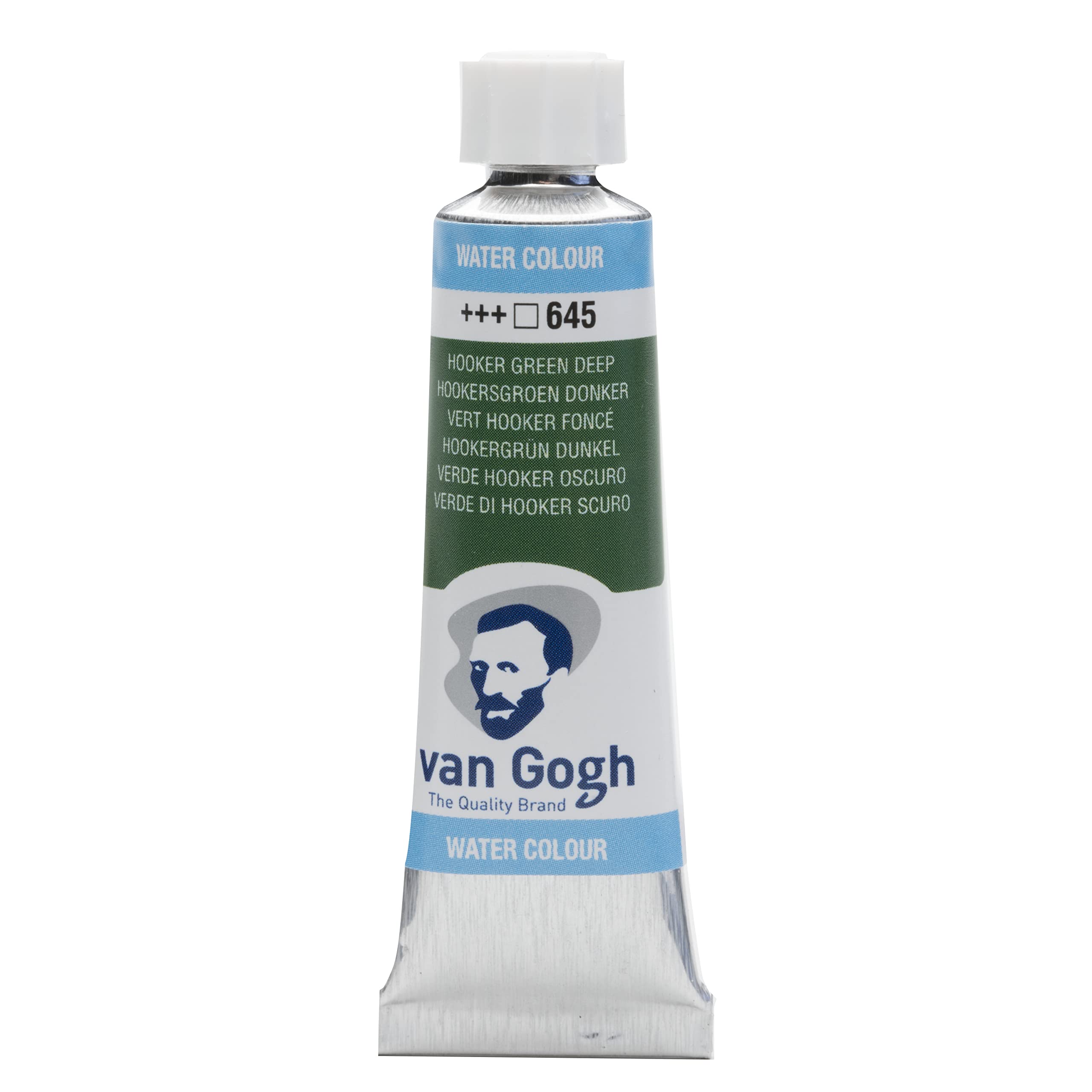 Watercolor Paint, 10ml Tube, Hooker Green Deep 645