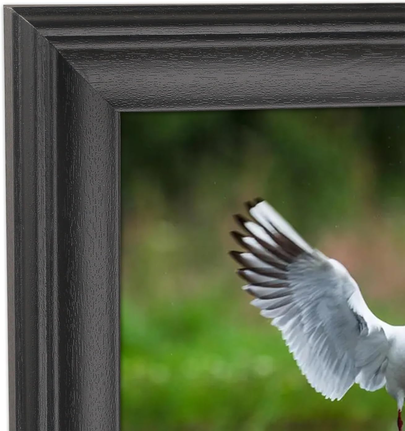 8x35 Panoramic Picture Frame Solid Wood Black Photo Frame 8x35 Inch Posters Frame (C23B835)