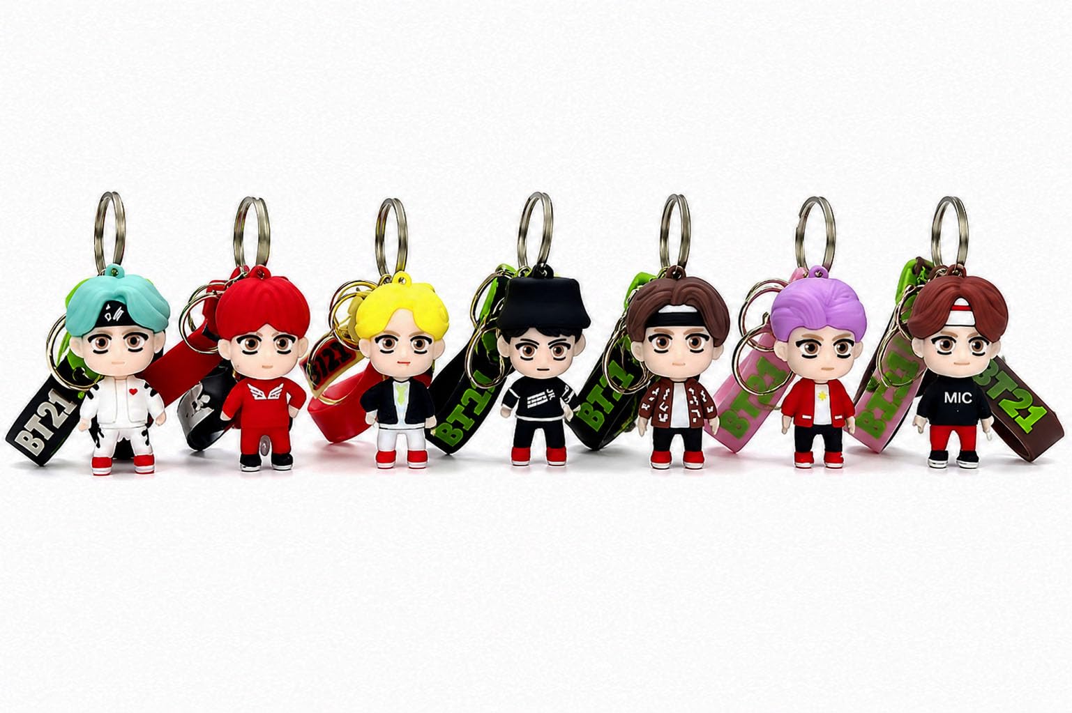bitona 1 Pc Cute One Key Chain for Gifting kids and adult in a character figure (1 pc random design)-picture-37