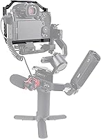 Vista 7 de Lumix S5 II S5 IIX, jaula de aluminio Hersmay para cámara Panasonic LUMIX S5 II / S5 IIX sin espejo, zapata fría integrada y riel OTAN, placa