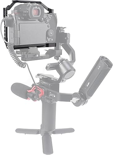 Miniatura 6 de Fotga Jaula de cámara S5II para Panasonic Lumix S5II S5 Mark II G9II G9 Mark II sin espejo para cámara sin espejo, compatible con trípode Arca Swiss