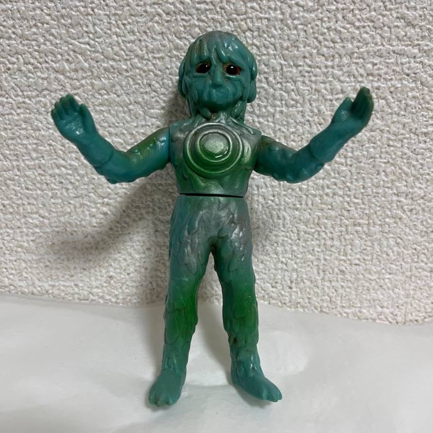 ⚠️貴重・当時物　鉄人タイガーセブン　オイル原人　ミニソフビ　ブルマァク　ピープロ Amazon | ・当時物 鉄人タイガーセブン オイル原人 ミニソフビ