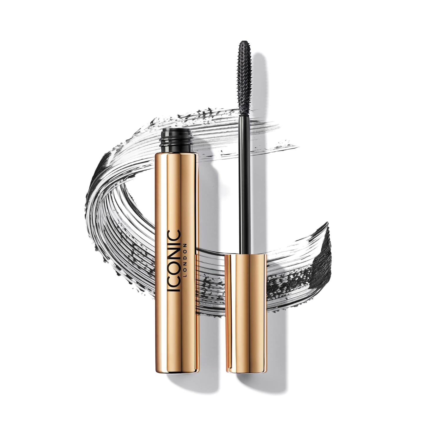 ICONIC LONDON Triple Threat Mascara | Volumizing, Lengthening + Lifting Mascara for Stunning Lashes, Cruelty-Free, Vegan Makeup, 0.30 Fl oz