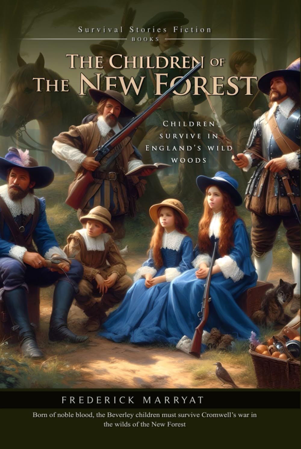The Children of the New Forest (Complete with Illustrated and Annotated)