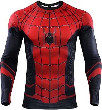 torbollo Men's Sports Compression Shirt Long Sleeve Super