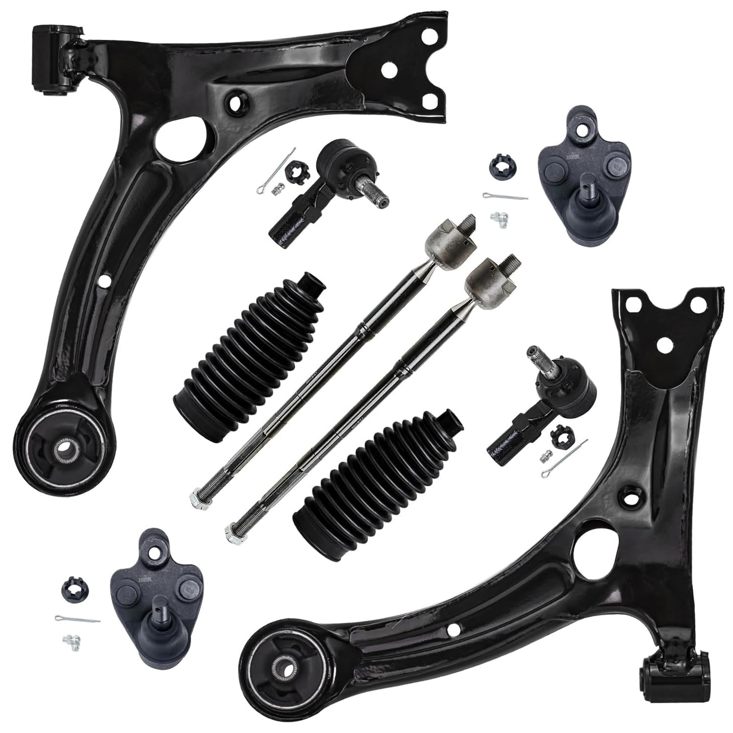 Detroit Axle - FWD Front End 10pc Suspension Kit for 03-08 Pontiac Vibe