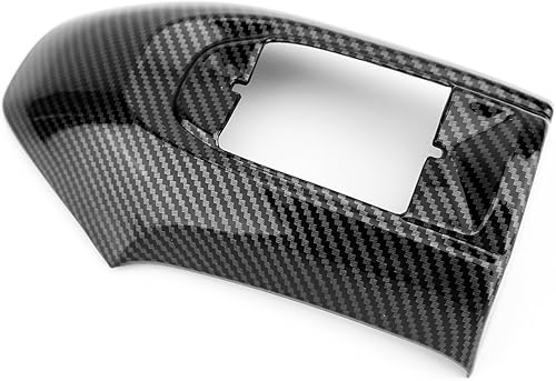 Cubierta de pieza de ajuste de la lámpara delantera del automóvil estilo fibra de carbono compatible con Hyundai Veloster JS N-Line 2019-2023