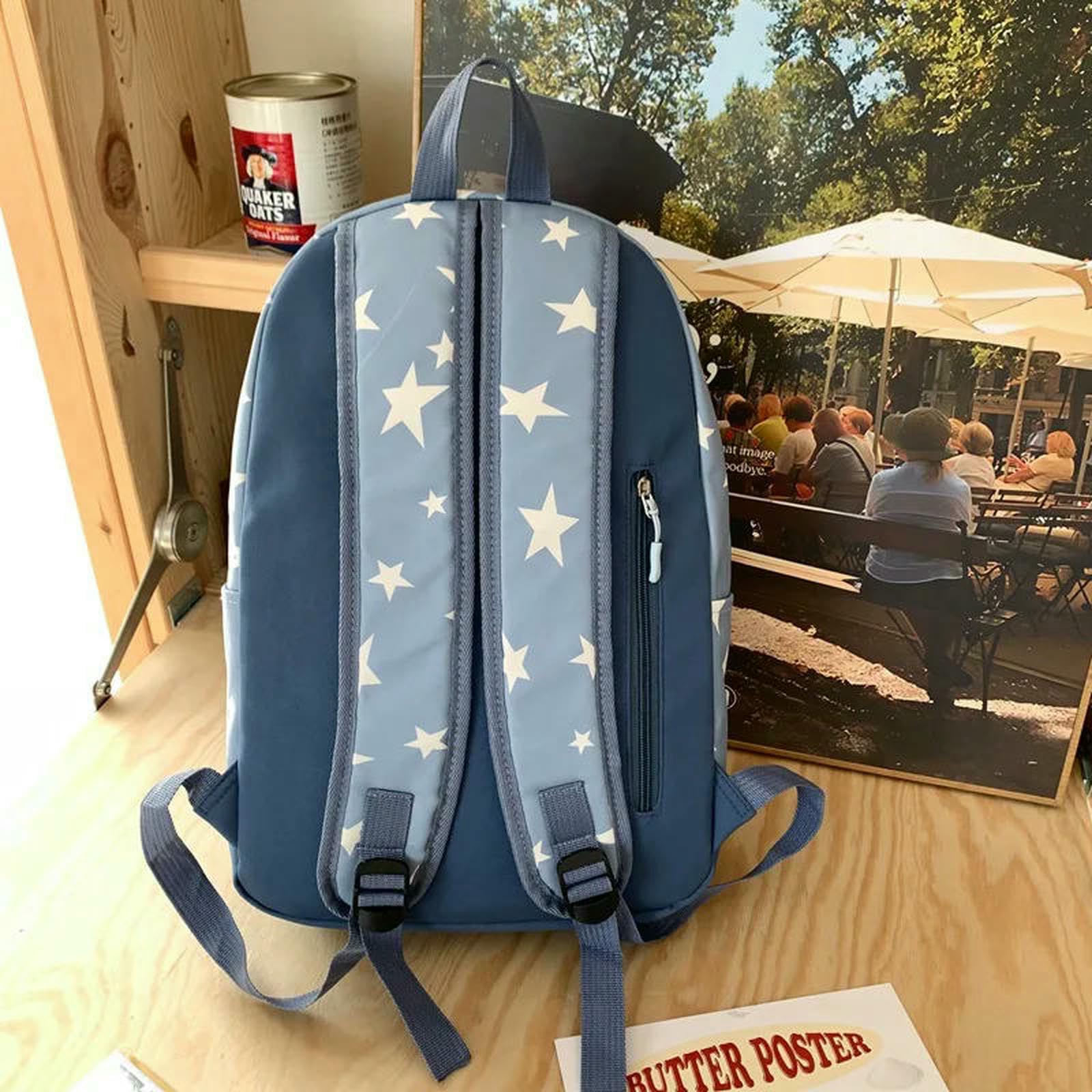 Schulrucksack Rucksack Für Damen Und Herren, Rucksack, College-Tasche, Reiserucksack, Studenten-Schulanfang, Büchertasche