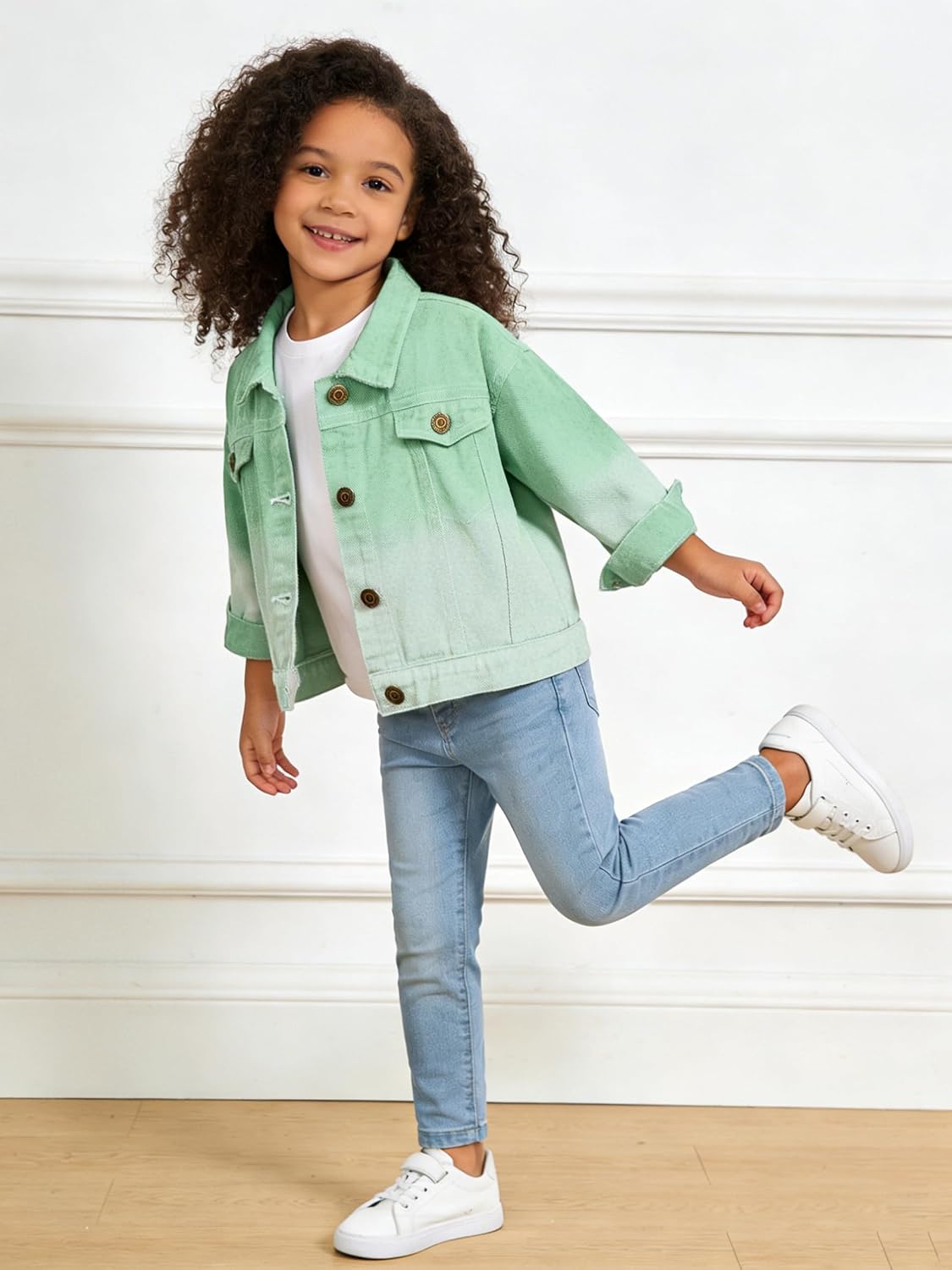 Cromoncent Toddler Denim Jacket for Boys Girls
