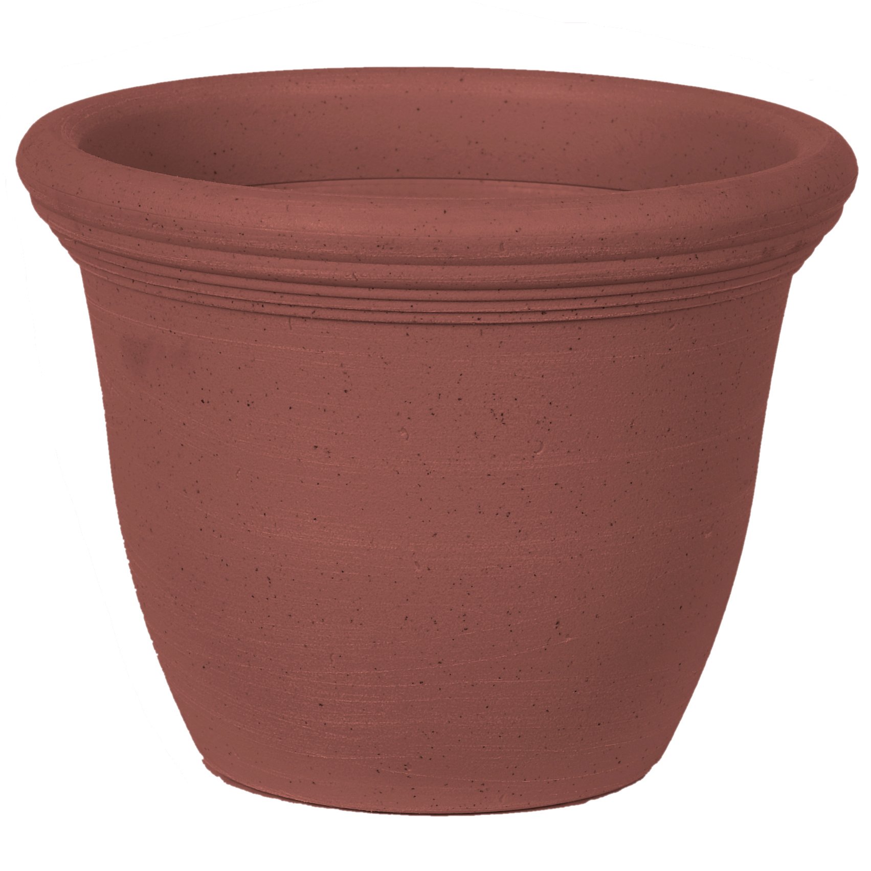 Misco 716045 Capri Plastic Planter, Brick, 16Inch
