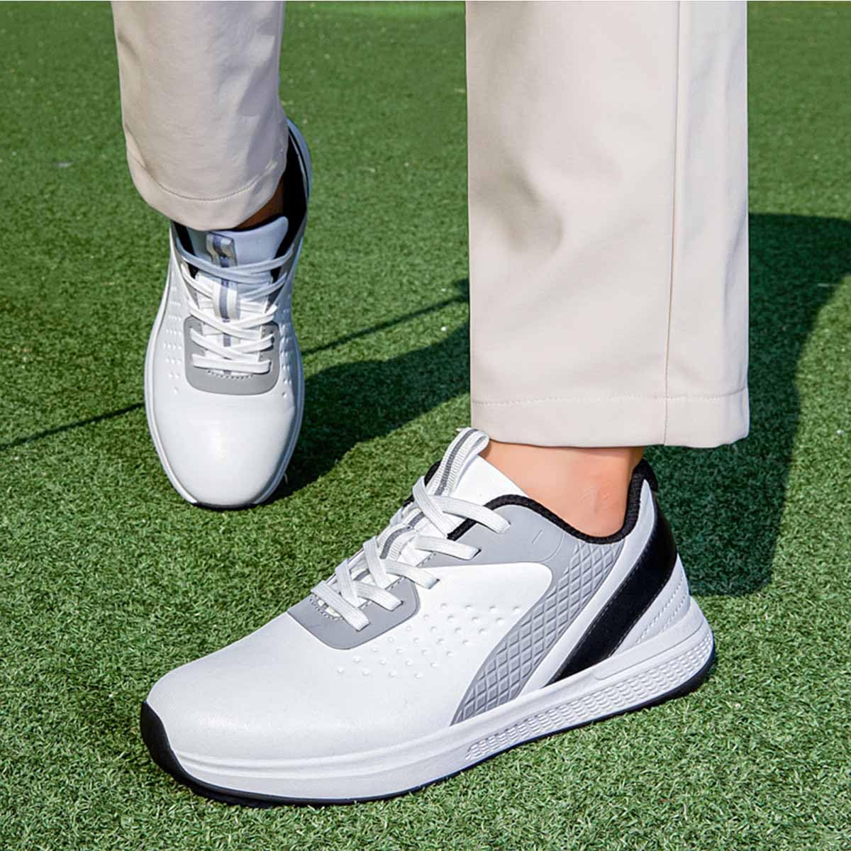 Chaussures de Golf imperméables Hommes, sans Crampons