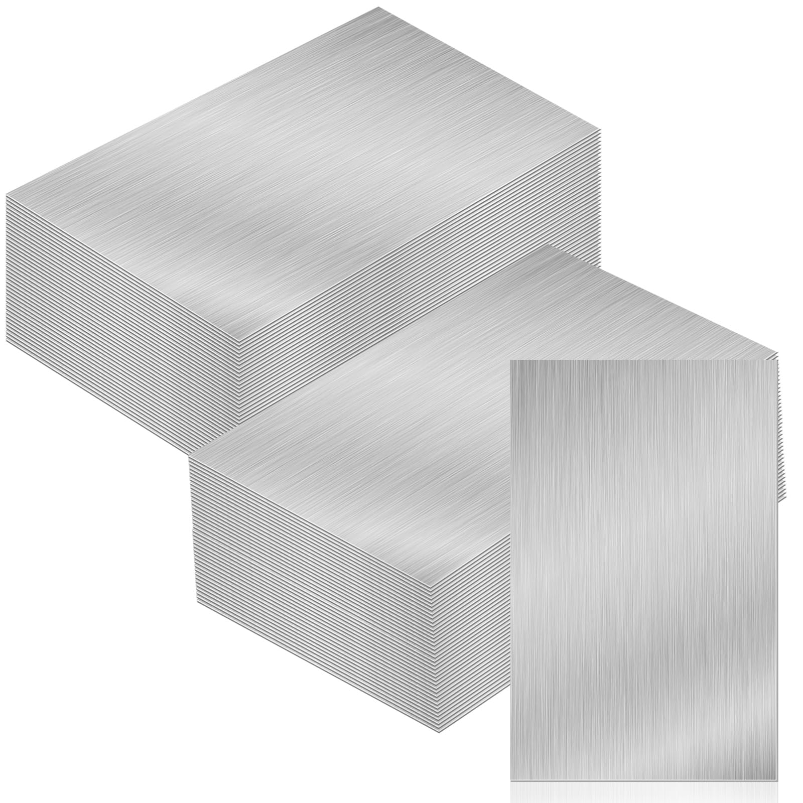Therwen 20 Pcs 5 x 7 Inch Flashing Aluminum Sheet Roof Flashing Metal Roof for Shed Weatherproofing Areas Around Chimneys or Skylights (Silver)