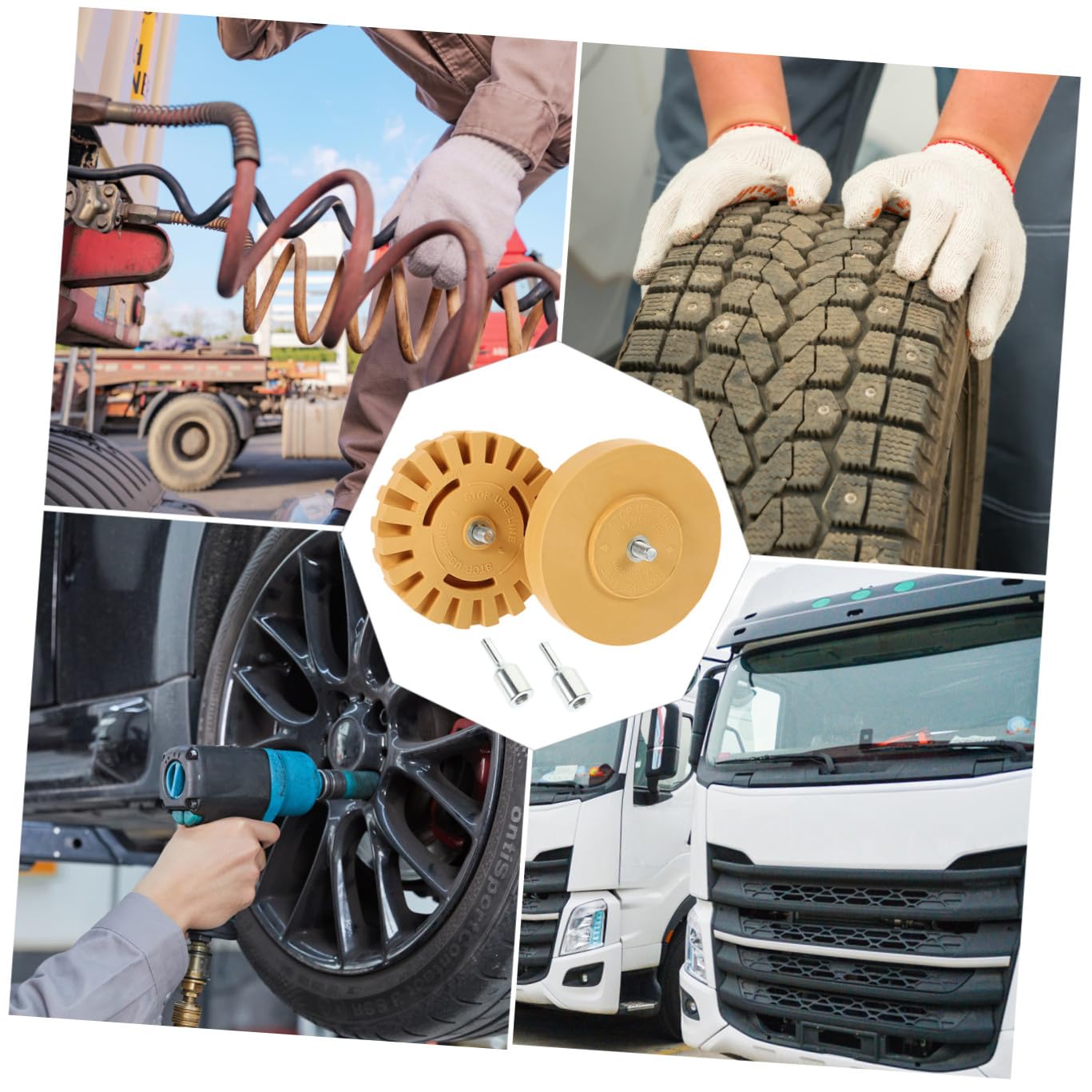 2 Stück Teiliges Gummirad Adhesive Remover für Auto und Motorrad Radiergummi Scheibe mit Schlitzdesign Langlebig Hitzebeständig Schnelle Kleberesteentfernung für Bohrmaschinen