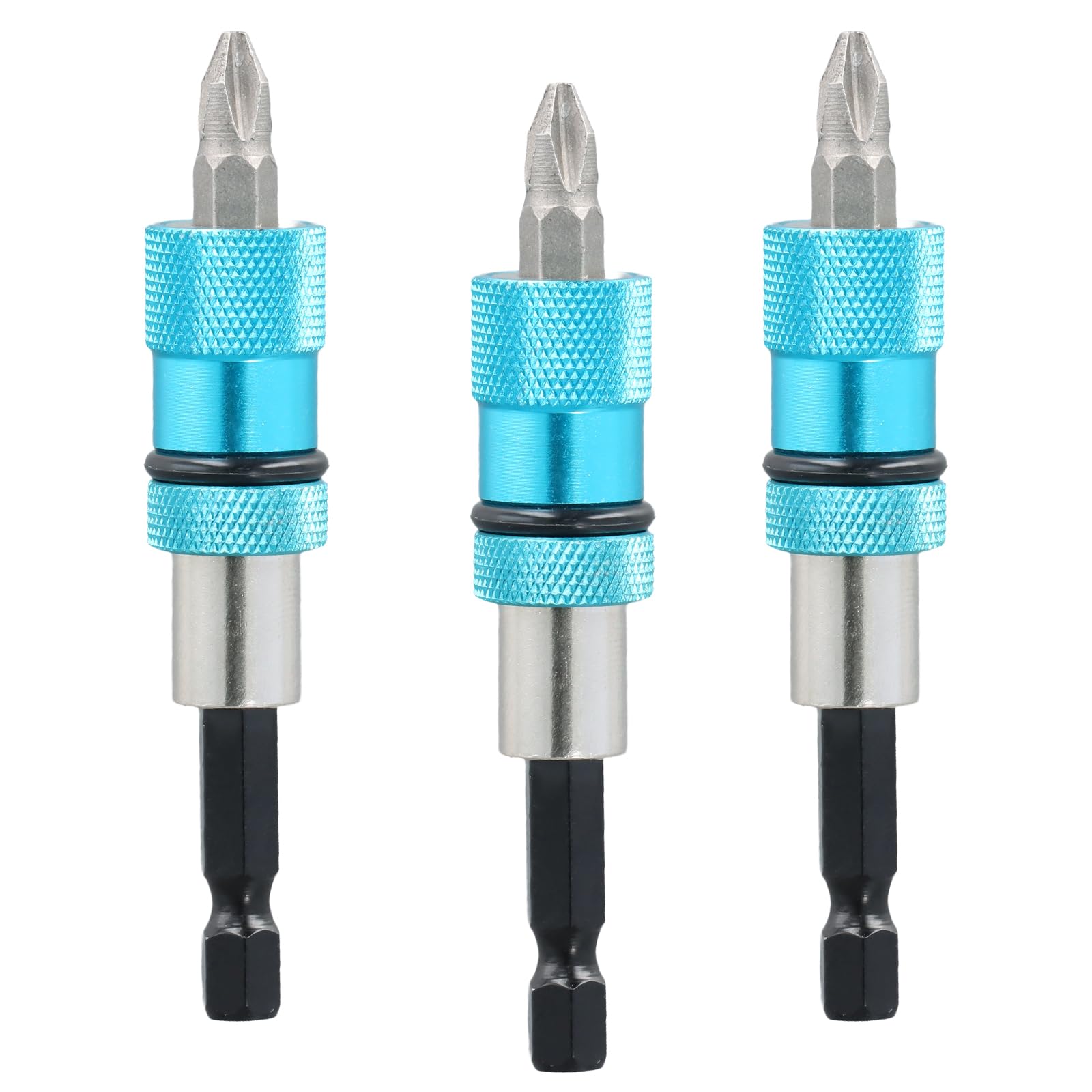 3 Portainserti Magnetici Per Avvitatore - Supporto Punte A Sgancio Rapido, Per Trapani E Cacciaviti - Foto 4