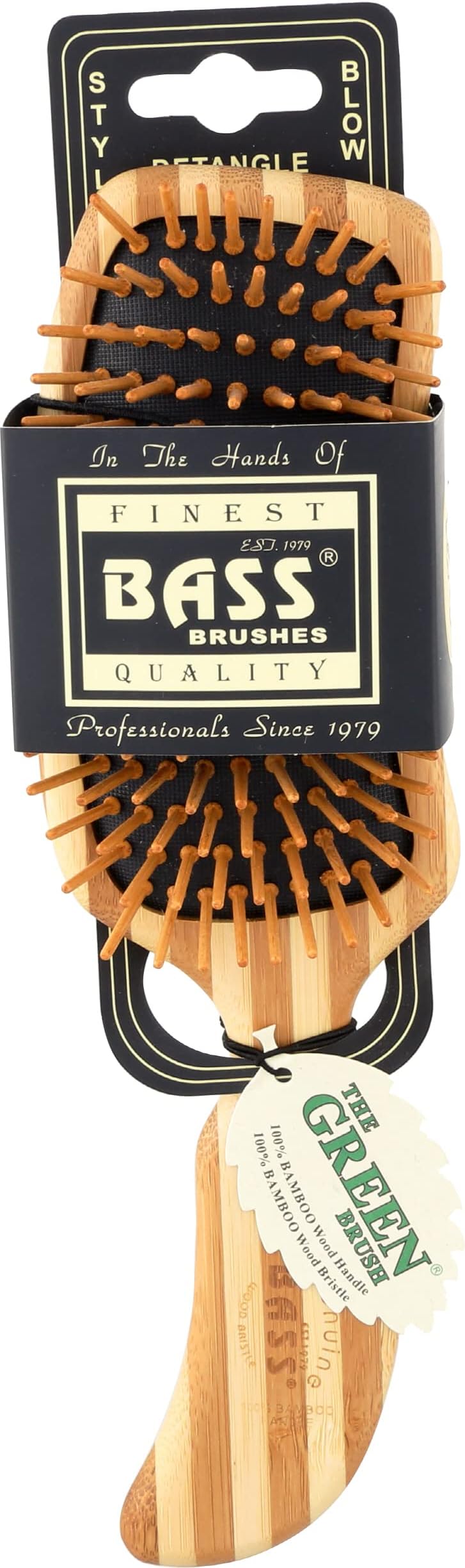 Bass Brushes Wood Bristle Brush, 1 EA