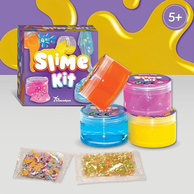 Foto 2 de 7 de Science4you Kit Slime 4 en 1 para Niños
