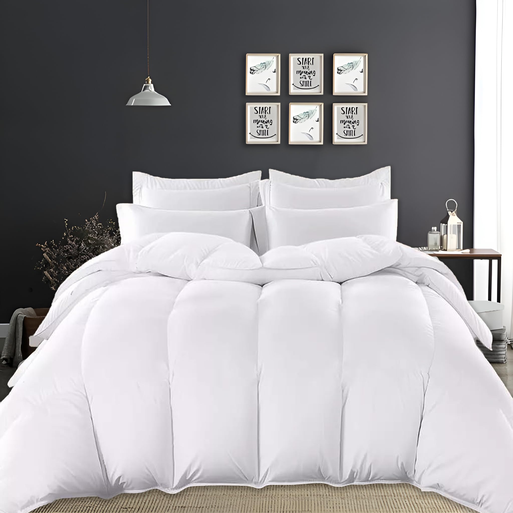 Double Duvet 10.5 Tog - All Year Round Microfiber Soft Breathable - Made in the UK, Ideal ...