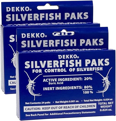 Dekko Paquete de 2 paquetes de Silverfish