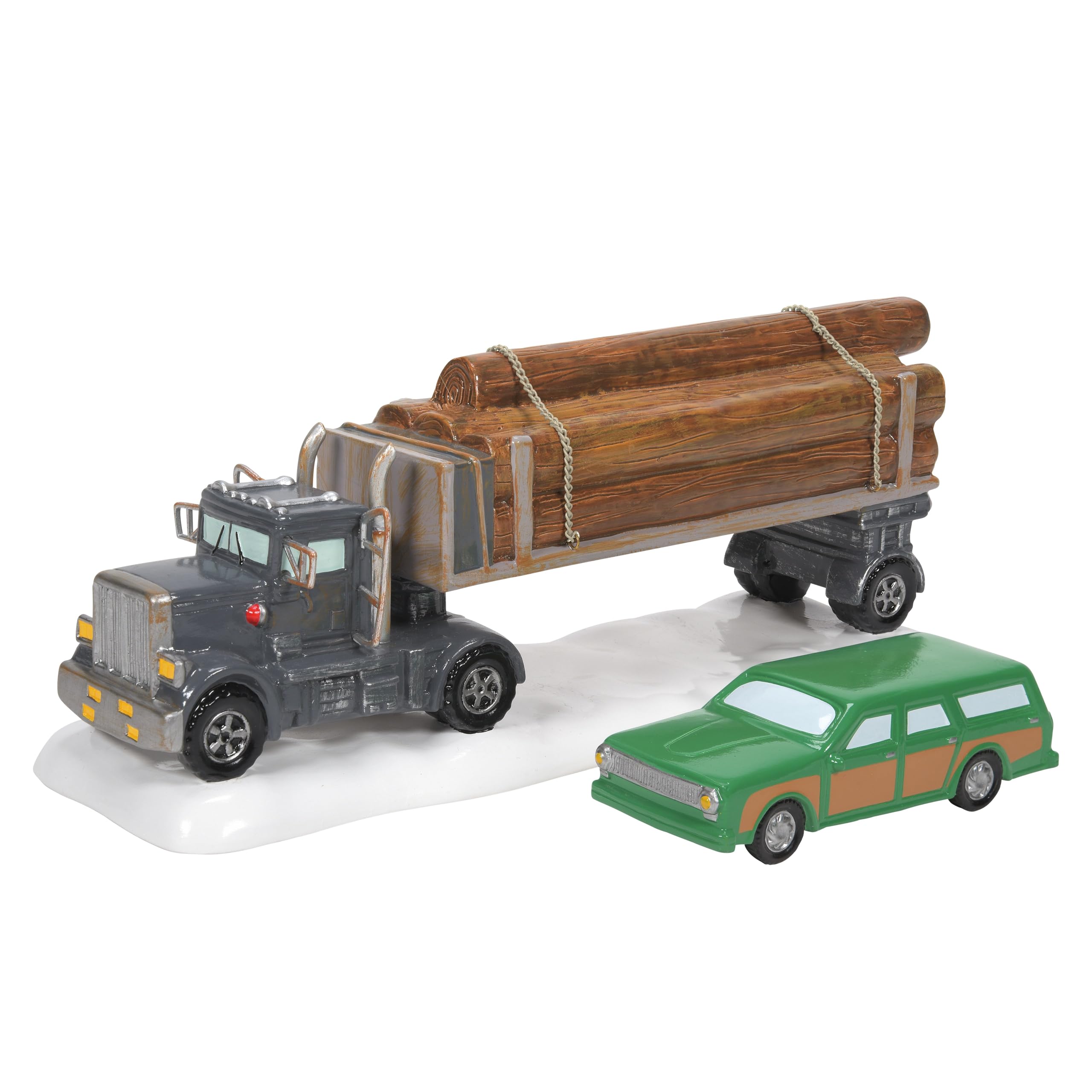 Snow Village National Lampoon's Christmas Vacation Accessories I'm in Complete Control Figurine Set, 4.06 Inch, Multicolor